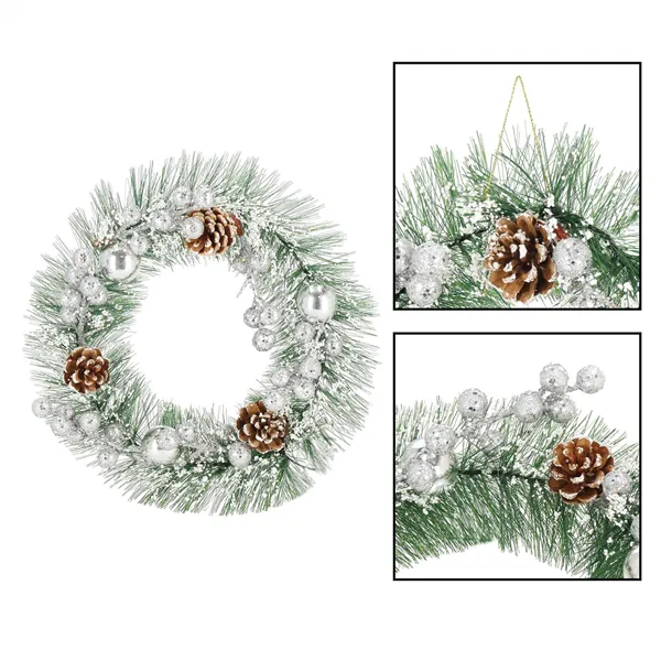 CA1023 CHRISTMAS ORNAMENT "WREATH" 22 CM