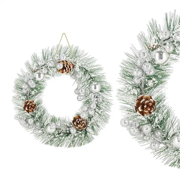 CA1023 CHRISTMAS ORNAMENT "WREATH" 22 CM