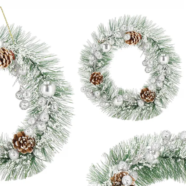 CA1023 CHRISTMAS ORNAMENT "WREATH" 22 CM