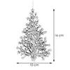 CA1063 CHRISTMAS DECORATIONS 15.5X10.5X2 CM 2 PCS.