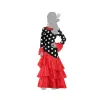 Маскарадные костюмы для взрослых Flamenca Чёрный Красный Испания
