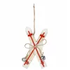 CA1090 CHRISTMAS ORNAMENT "SKIS" 12X6 CM