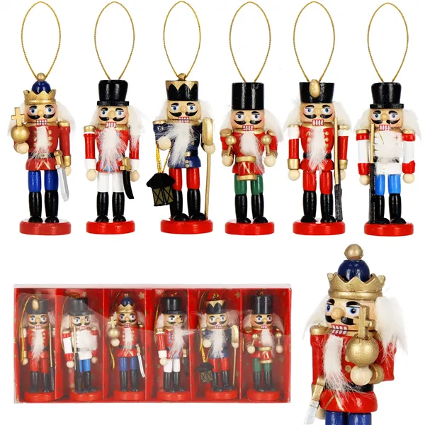 CA1107 CHRISTMAS DECORATION NUTCRACKER 8 CM 6 PCS.