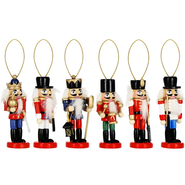 CA1107 CHRISTMAS DECORATION NUTCRACKER 8 CM 6 PCS.