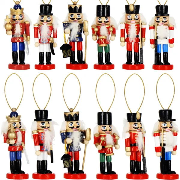 CA1107 CHRISTMAS DECORATION NUTCRACKER 8 CM 6 PCS.