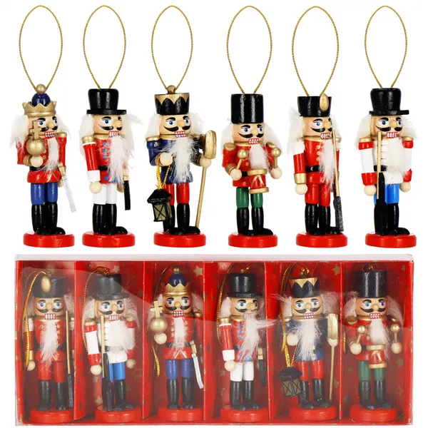 CA1107 CHRISTMAS DECORATION NUTCRACKER 8 CM 6 PCS.