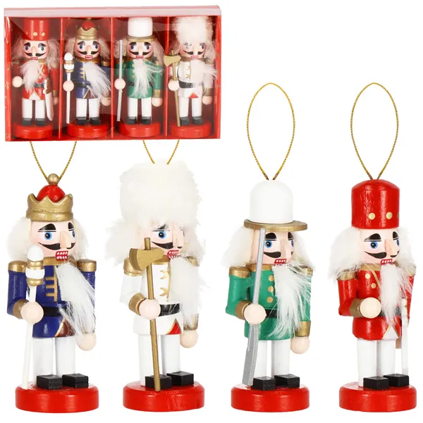 CA1110 CHRISTMAS DECORATION NUTCRACKER 10 CM 4 PCS.