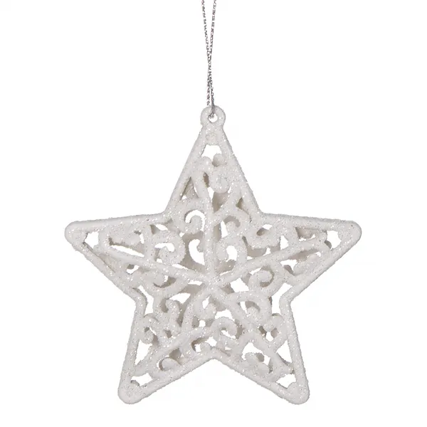 CA0038 CHRISTMAS DECORATIONS STARS 8X8 CM 2 PCS.