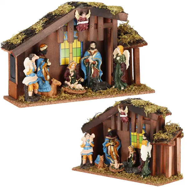 CA1029 CHRISTMAS DECORATION "crib"