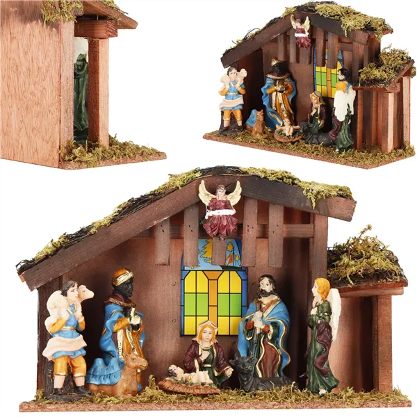 CA1029 CHRISTMAS DECORATION "crib"