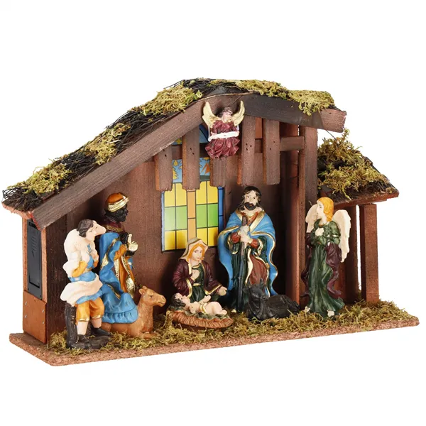 CA1029 CHRISTMAS DECORATION "crib"