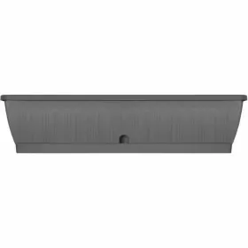 Self-watering planter Garden ID Anthracite 80 cm
