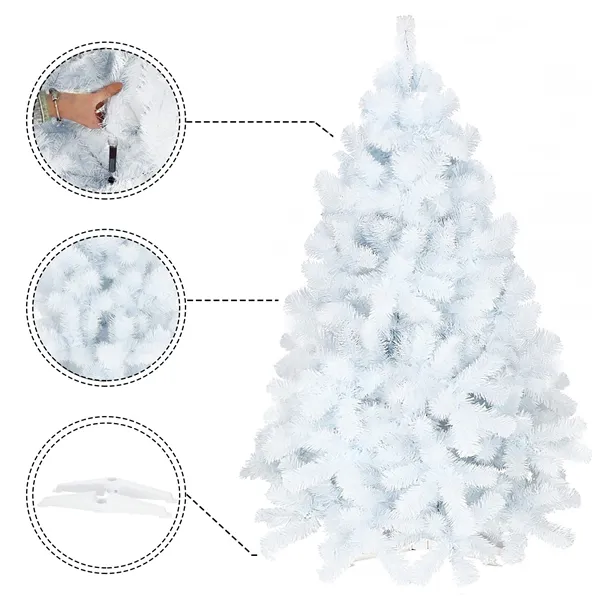 CT0050 ARTIFICIAL CHRISTMAS TREE WHITE FIR 150 CM