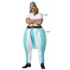 Costume for Adults Male Viking Blue