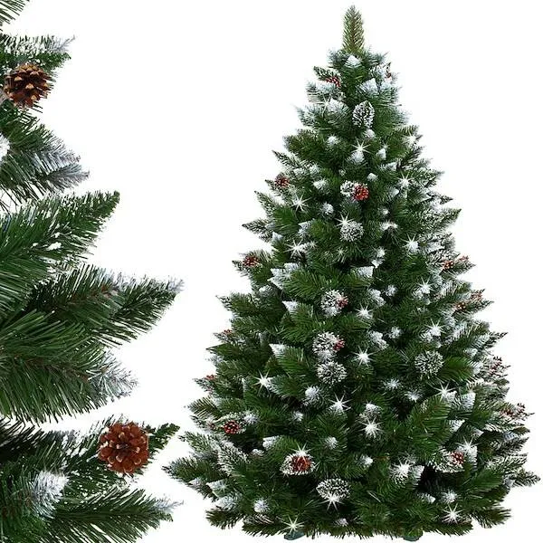 CT0078 DIAMOND PINE CHRISTMAS TREE 220 CM