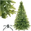 CT0096 CHRISTMAS TREE NATURAL SPRUCE PE LUX 220 CM