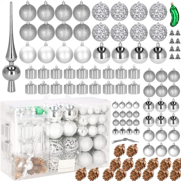 CA0847 SET OF CHRISTMAS BALLS 102 PCS.