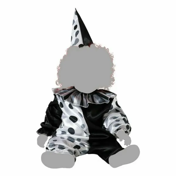 Kostumas suaugusiems Pilka Pajacas Halloween