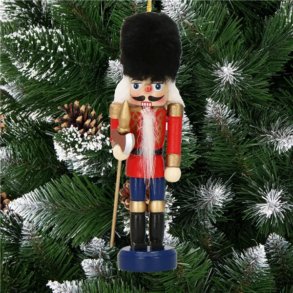 CA0823 CHRISTMAS NUTCRACKER ORNAMENT 12.5 CM 3 PCS.