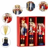 CA0823 CHRISTMAS NUTCRACKER ORNAMENT 12.5 CM 3 PCS.