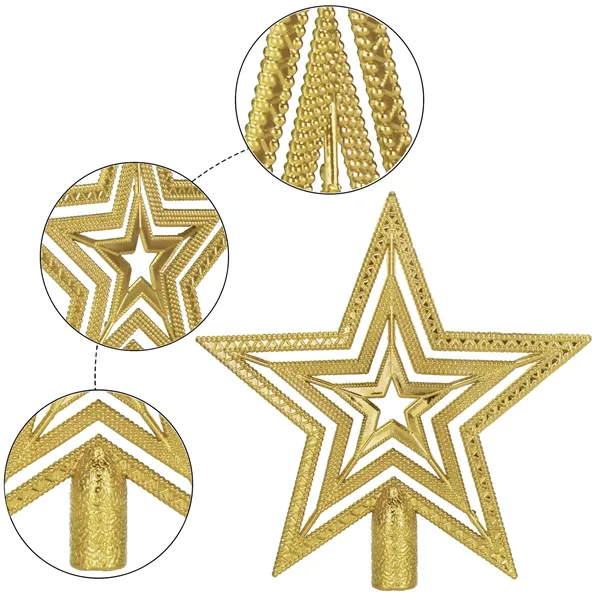 CA0787 CHRISTMAS DECORATION "STAR" 14.5 CM