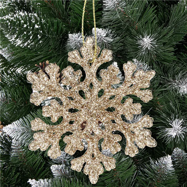 CA0718 CHRISTMAS ORNAMENT "SNOWFLAKE" 6 CM 8 PCS.