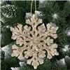 CA0718 CHRISTMAS ORNAMENT "SNOWFLAKE" 6 CM 8 PCS.