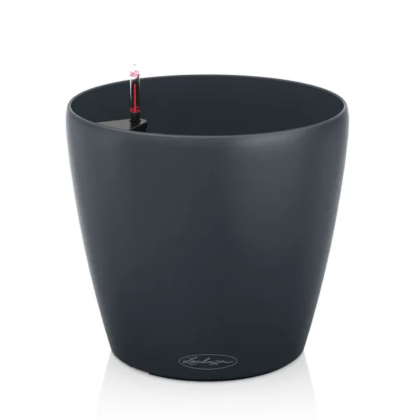 Plant pot Lechuza Grey polypropylene Circular