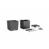 Plant pot Lechuza Black Grey polypropylene