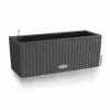 Plant pot Lechuza Black Grey polypropylene
