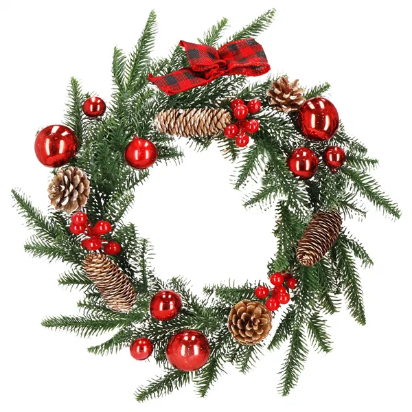 CA1019 CHRISTMAS ORNAMENT "WREATH" 40 CM