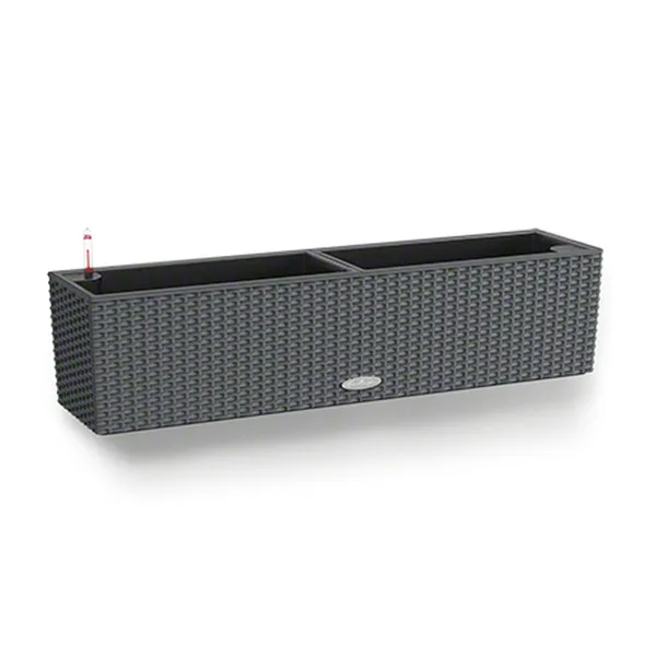 Plant pot Lechuza Black Grey polypropylene