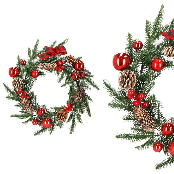 CA1019 CHRISTMAS ORNAMENT "WREATH" 40 CM