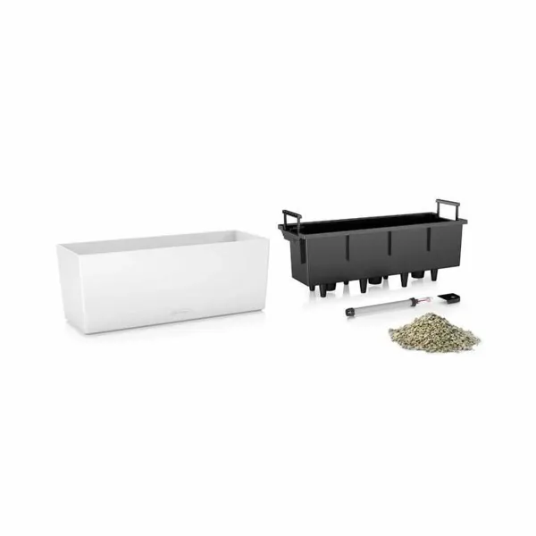 Plant pot Lechuza Black Grey polypropylene
