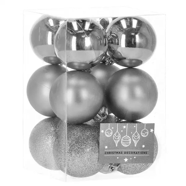 CA0002 CHRISTMAS BALLS 6 CM 12 PCS.