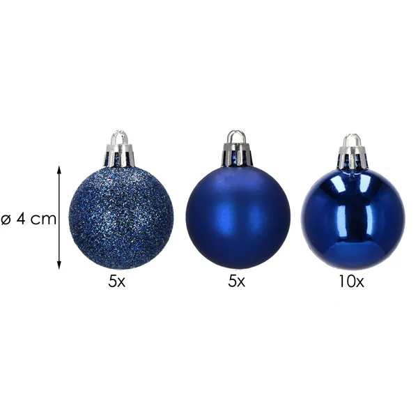 Christmas balls Springos CA0100 4cm 20 pcs