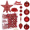 CA0127 CHRISTMAS BALLS 6/4/9.5 CM 51 PCS.