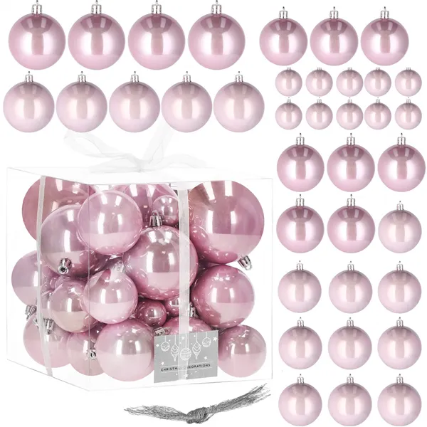 CA0145 CHRISTMAS BALLS 4/5/6/7/8 CM 37 PCS.