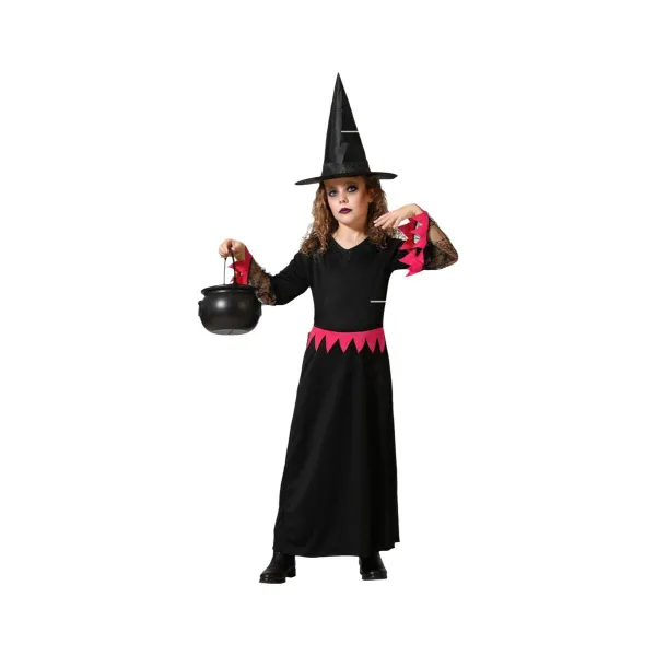 Lasten asut Pinkki Noita Halloween