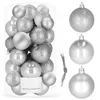 CA0180 CHRISTMAS BALLS 4/5/6 CM 30 PCS