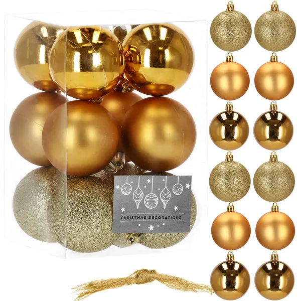 Christmas balls Springos CA0003 6cm 12 pcs