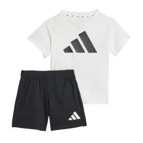 Bērnu Sporta Tērps Adidas I BL T-SET 160 JE1388 Balts