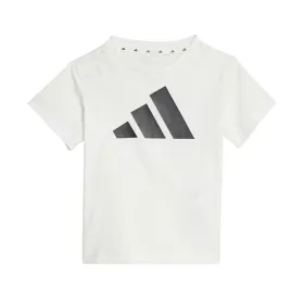 Bērnu Sporta Tērps Adidas I BL T-SET 160 JE1388 Balts