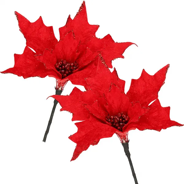 CA0721 CHRISTMAS ORNAMENT "POINSETTIA"