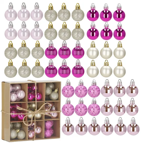 Набор украшений для елки Springos CA1131 3 CM 54 ШТ