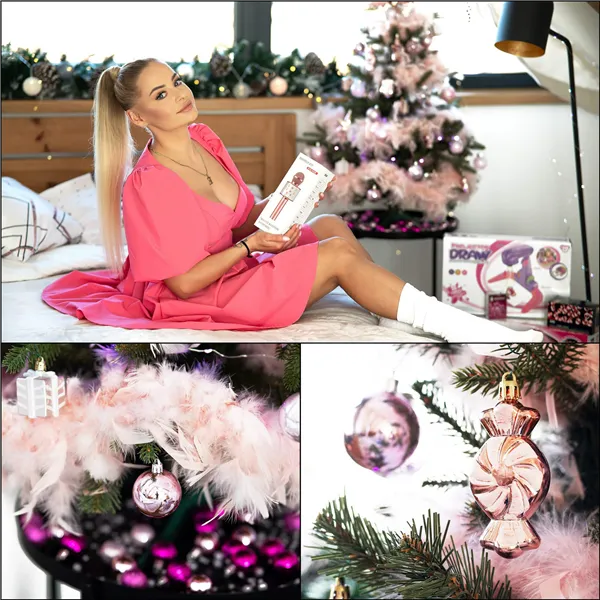 Набор украшений для елки Springos CA1131 3 CM 54 ШТ