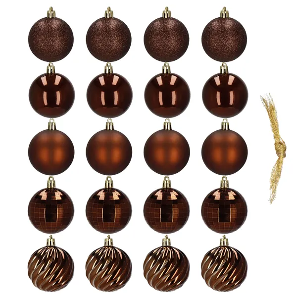 Christmas balls Springos CA1138 6 CM 20 PCS.