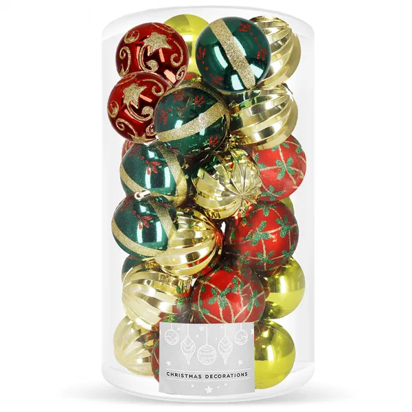 Christmas balls Springos CA1162 6 CM 30 PCS.