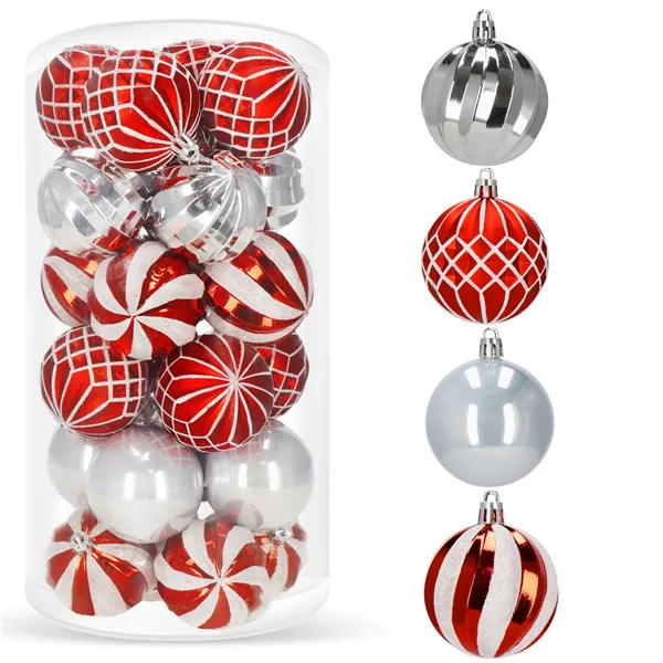 Christmas balls Springos CA1166 24 PCS.