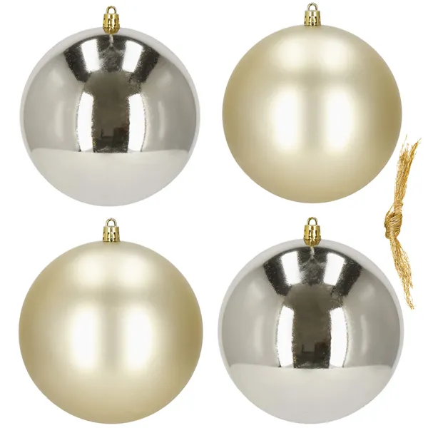 Christmas balls Springos CA1184 12 CM 4 PCS.